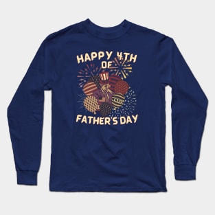 Retro Funny 4th of July Joe Biden Fathers Day Long Sleeve T-Shirt